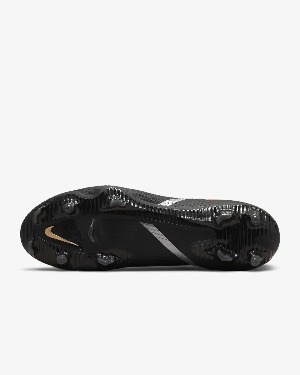 Nike Phantom GT2 Pro DF FG - Black-Dark Grey-Gold