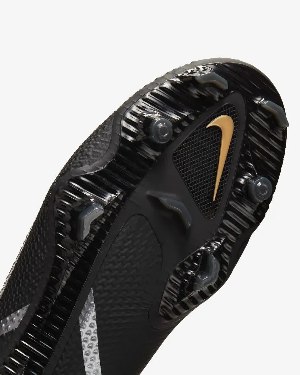 Nike Phantom GT2 Pro DF FG - Black-Dark Grey-Gold