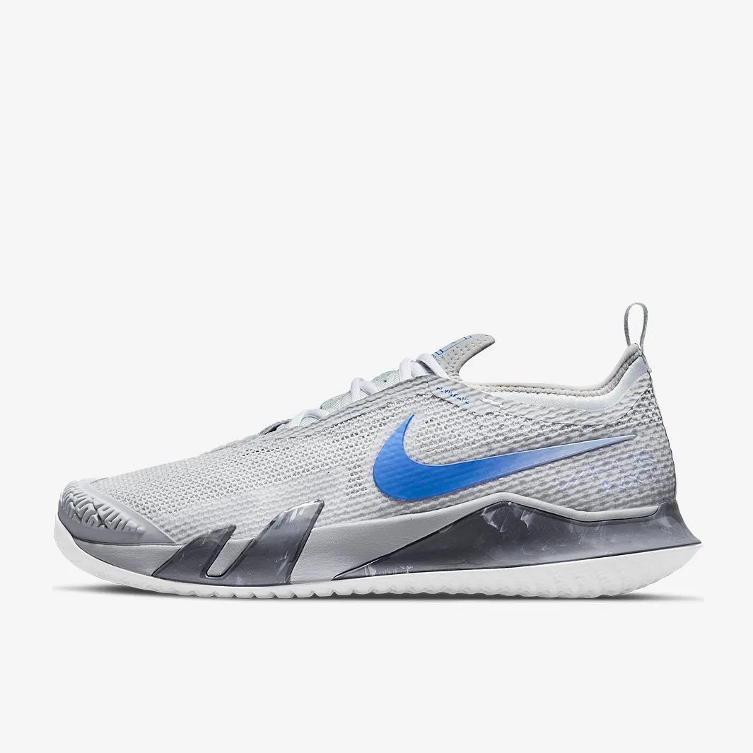 Nike React Vapor NXT HC Tennis Unisex Shoes CV0724-008 Smoke Grey/Hyper Royal/Aluminum Grey Fog/White Colt