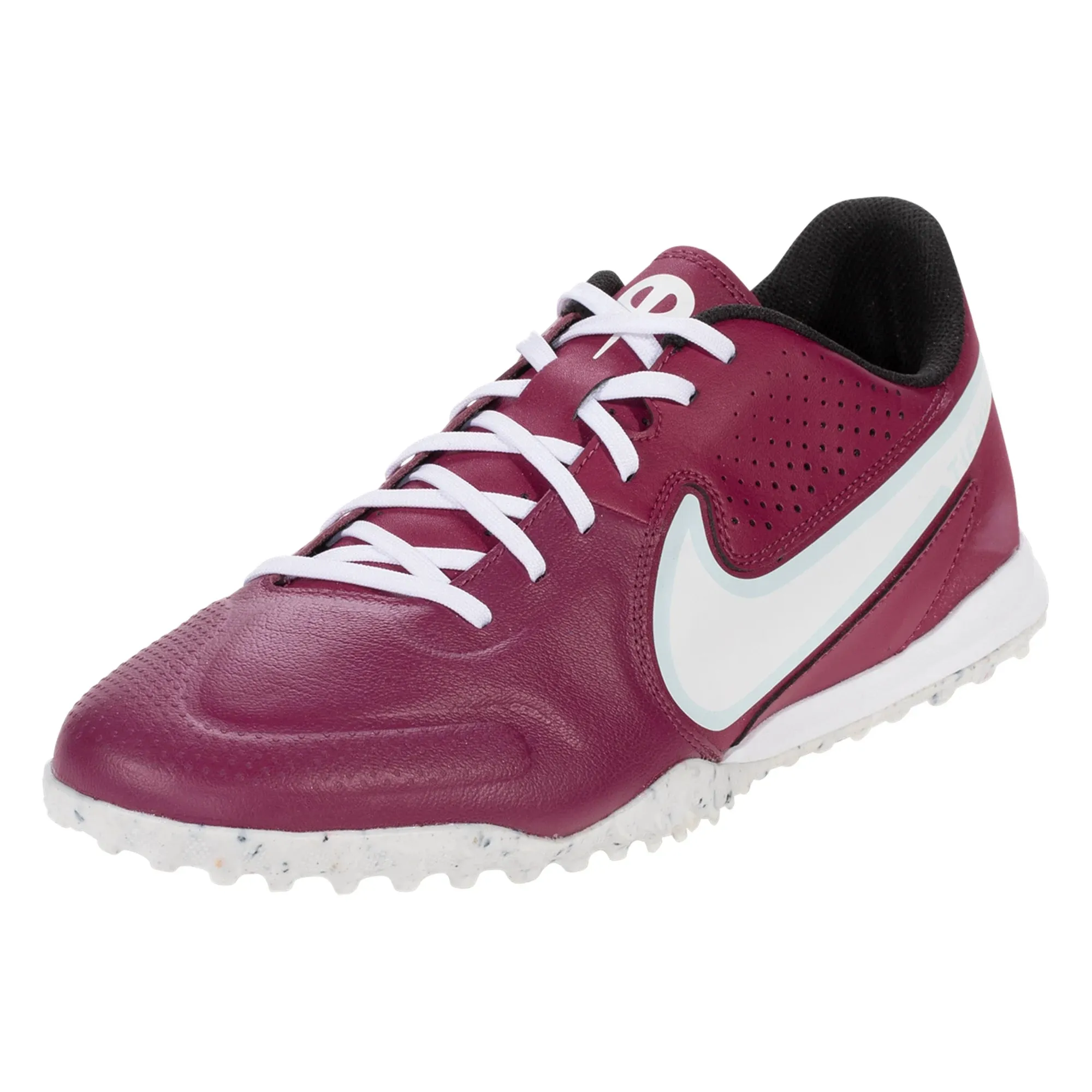 Nike Tiempo Legend 9 Academy TF Artificial Turf Soccer Shoes Rosewood/White/Blue/Black