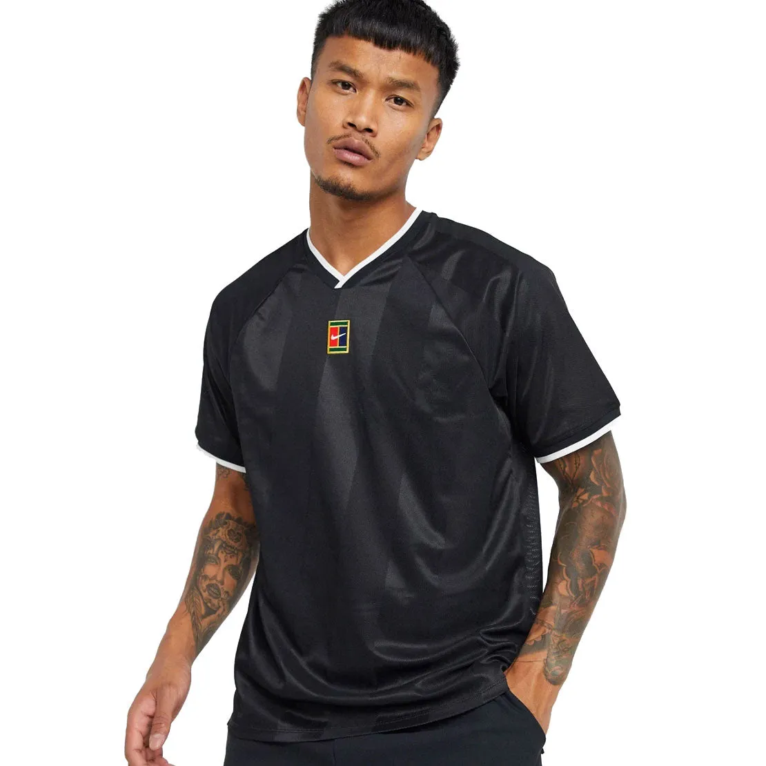 NikeCourt Breathe Slam Mens Tennis Shirt