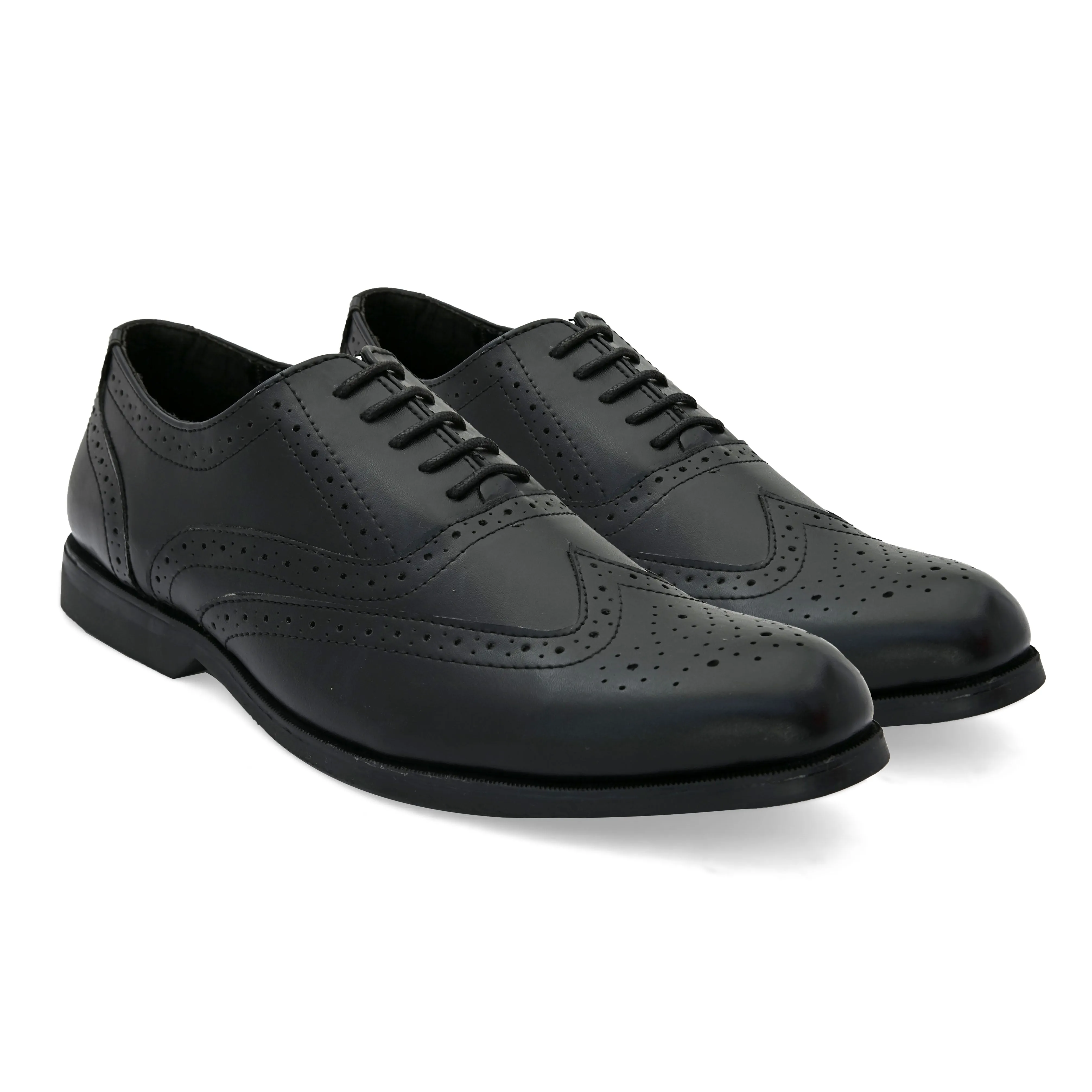 Obey Black Formal Brogues