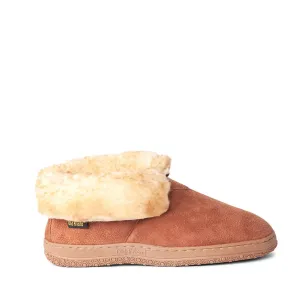 'Old Friend Footwear' Men's Bootee Slipper - Chestnut