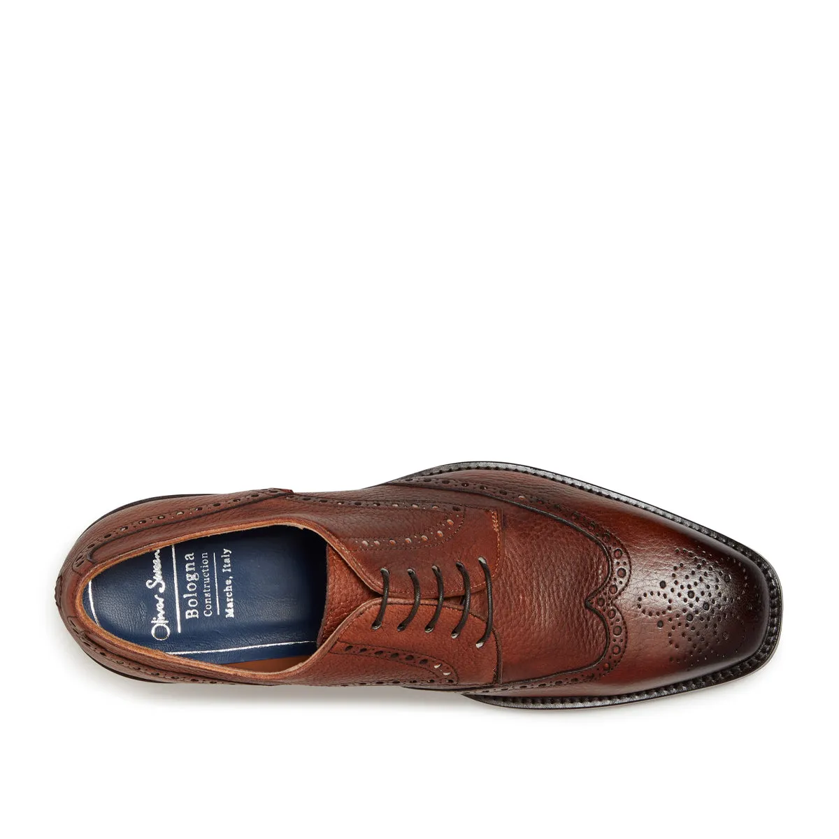 Oliver Sweeney - Belmonte Deerskin Brogue in Dark Tan