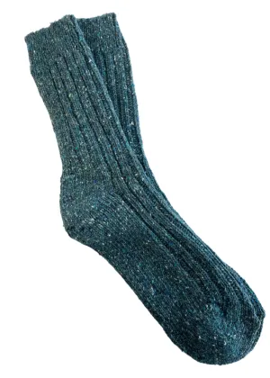 Opal/Rurk Irish Wool Neppy Socks | Women's