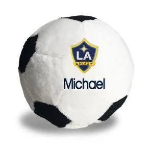 Personalized LA Galaxy Plush Soccer Ball