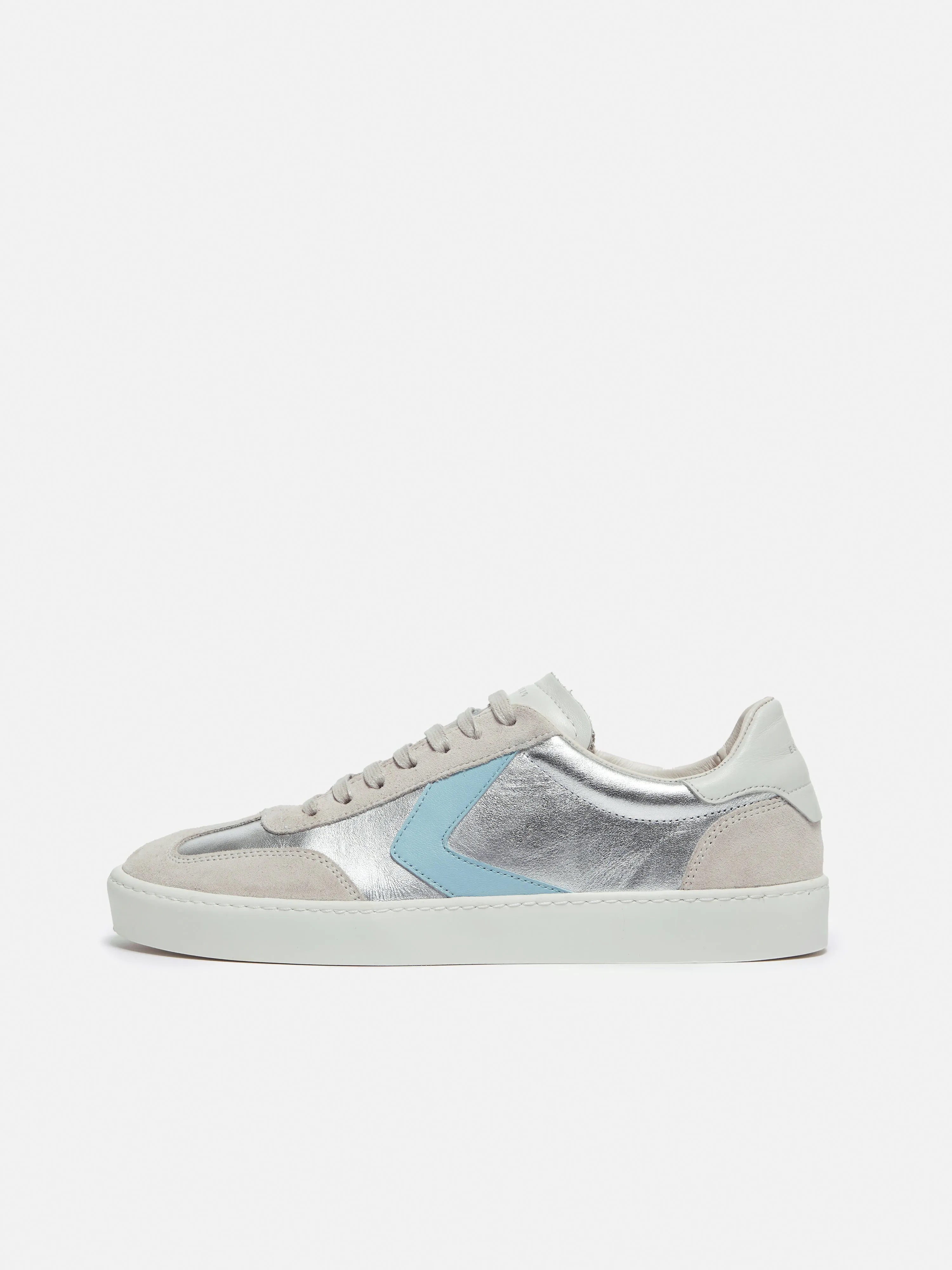 Portland Vintage Classic Trainer | Silver