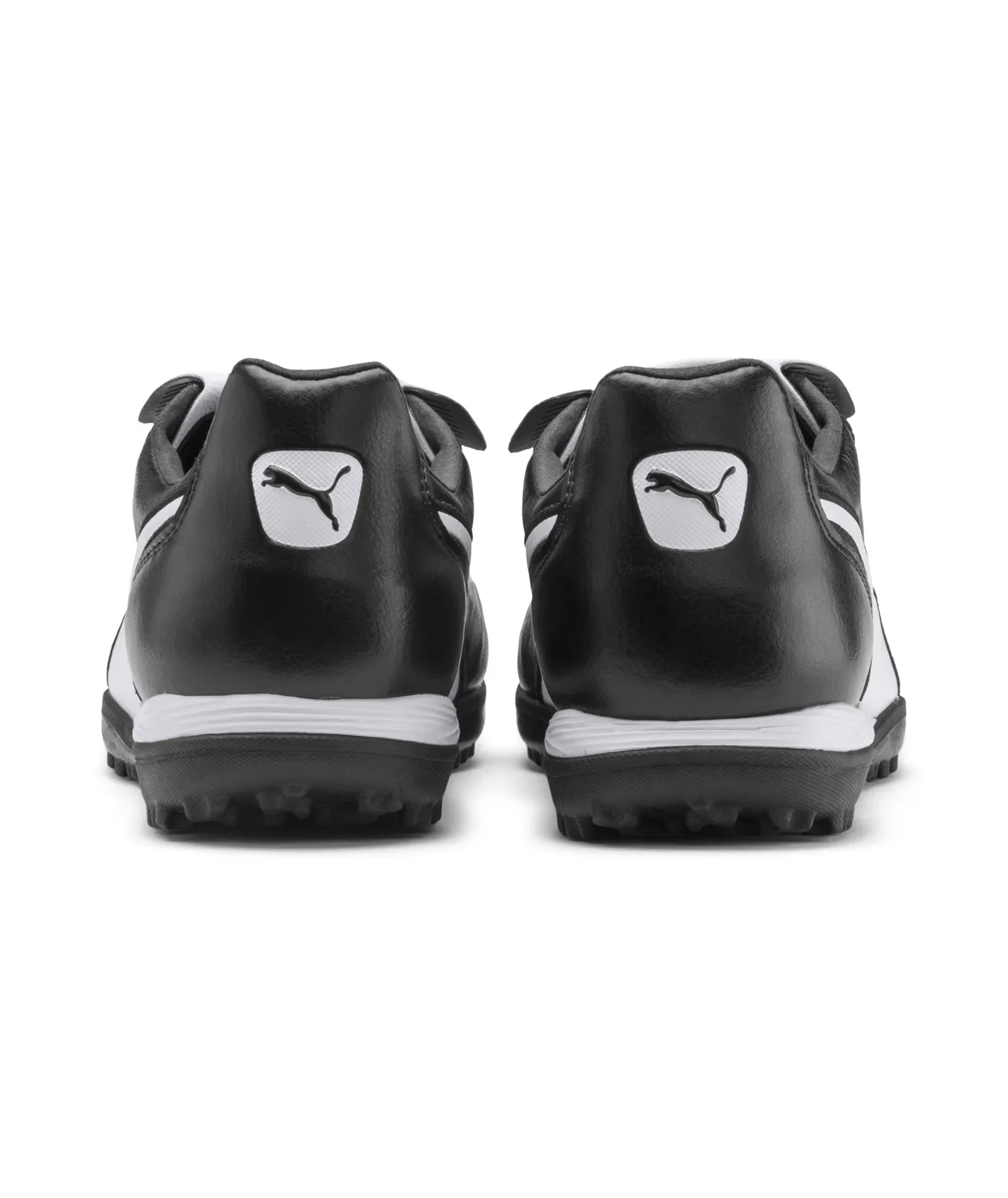 PUMA KING TOP TURF SHOES - 105734 01 BLACK/WHITE