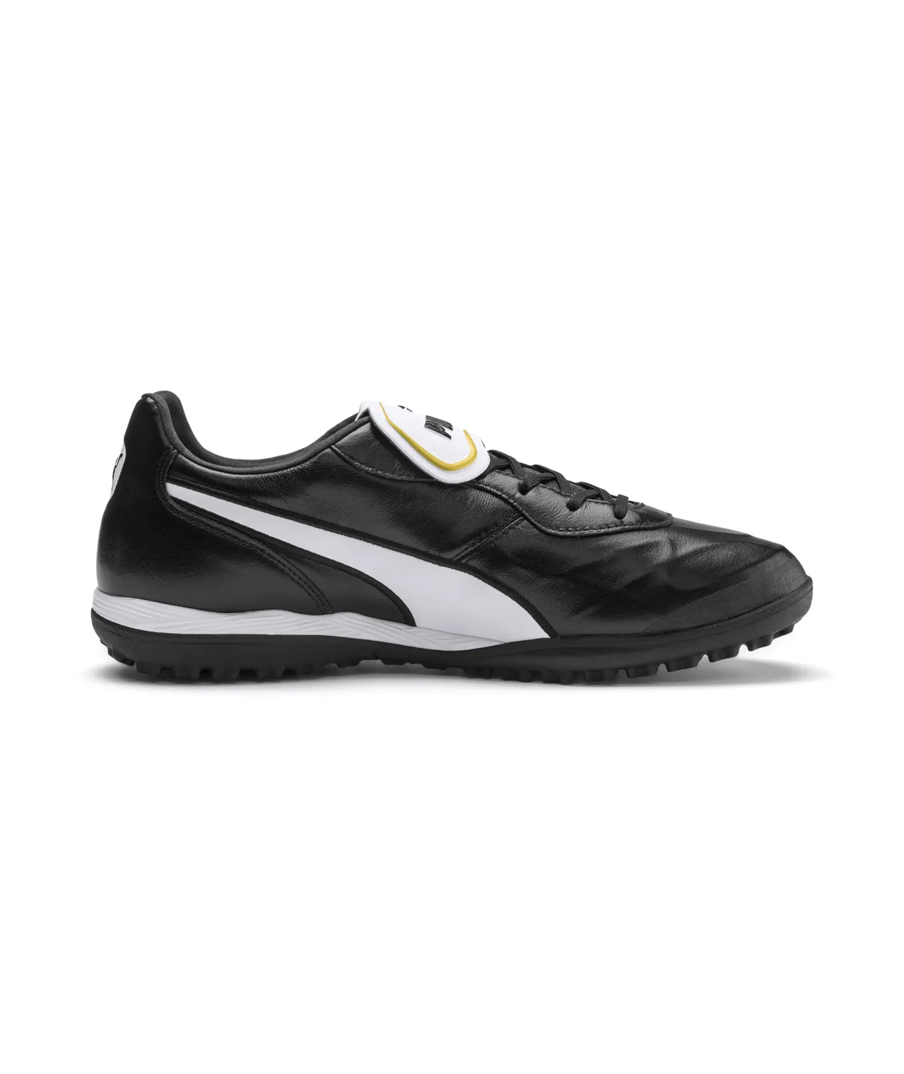 PUMA KING TOP TURF SHOES - 105734 01 BLACK/WHITE