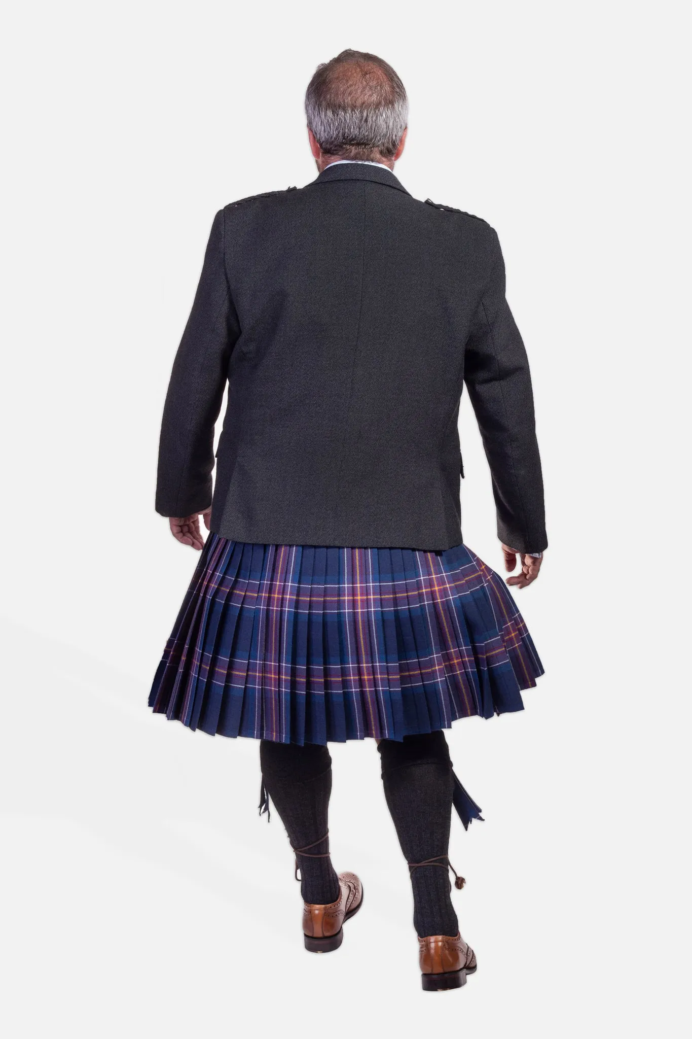 Scotland National Team / Charcoal Holyrood Kilt Hire Outfit