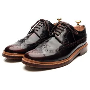 'Sid' Burgundy Leather Derby Brogues UK 9 G