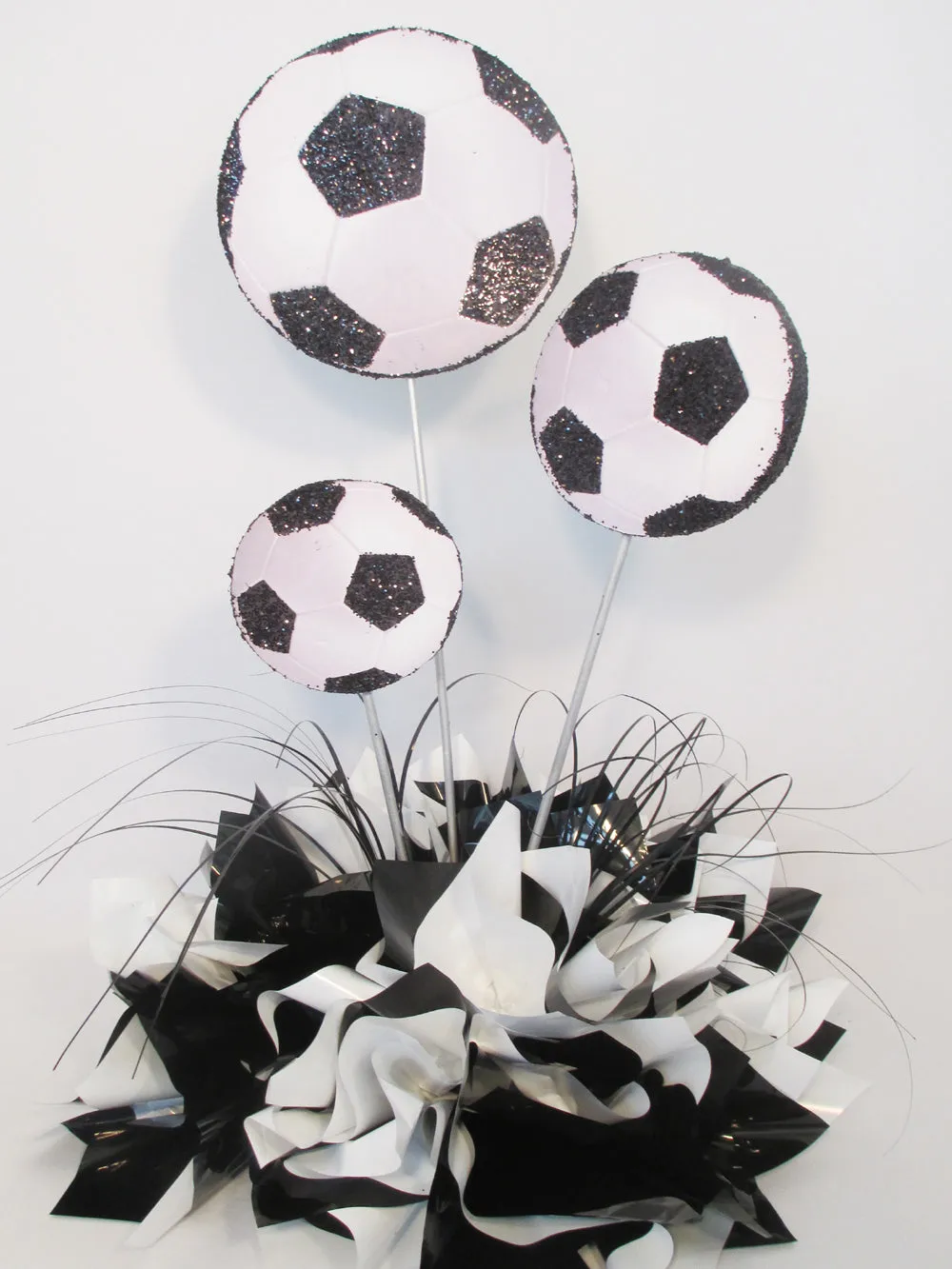 Soccer Balls Centerpiece