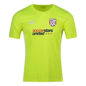 Soccer Stars United Miami adidas Tabela 23 Practice Jersey Solar Yellow