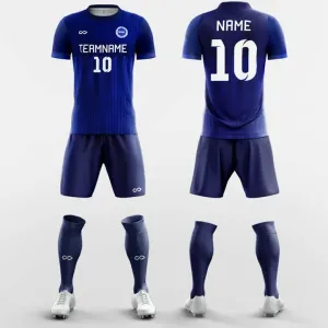 Solid Blue - Custom Soccer Jerseys Kit Sublimated Design