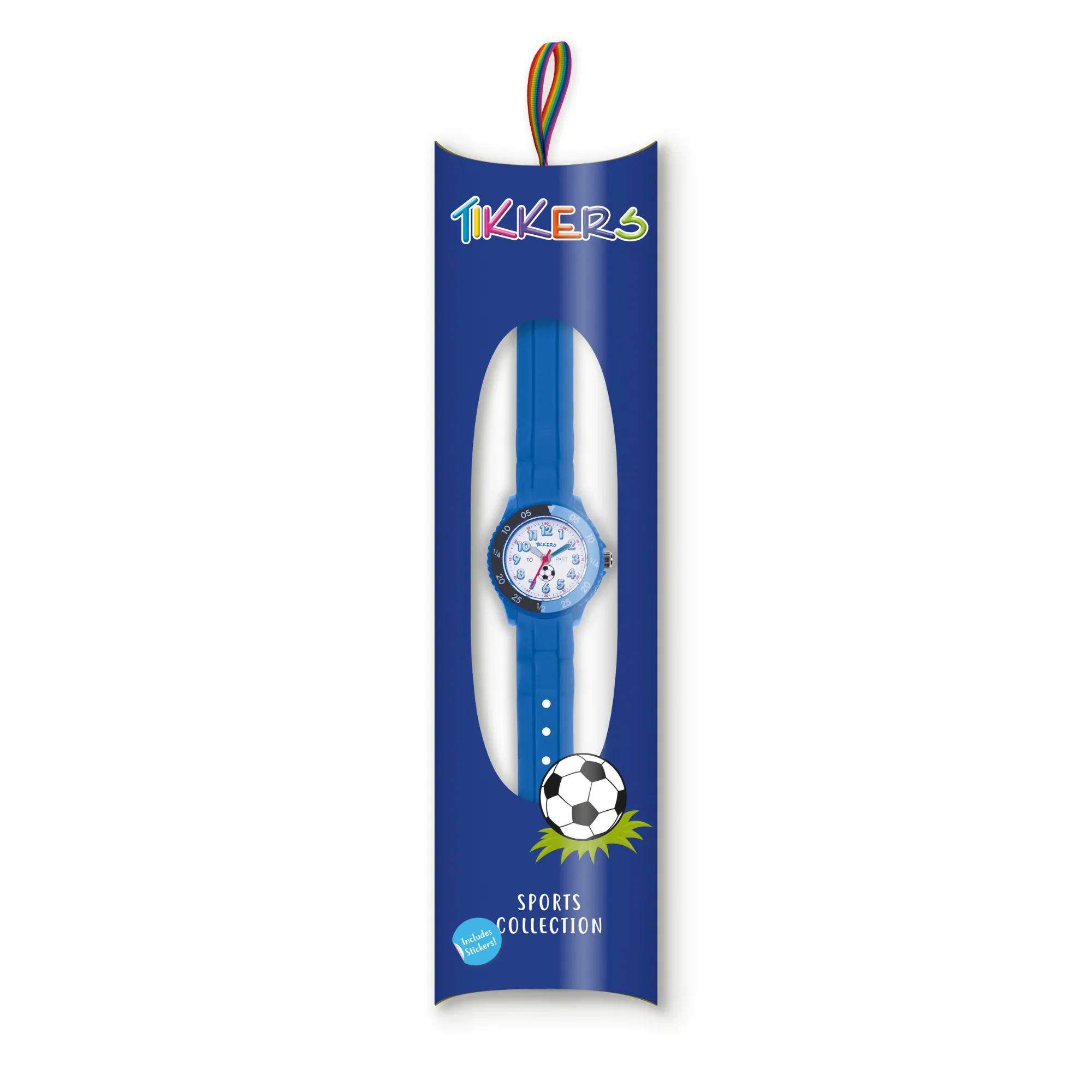 Tikkers Time Teacher Silicone Soccer Watch TK0002