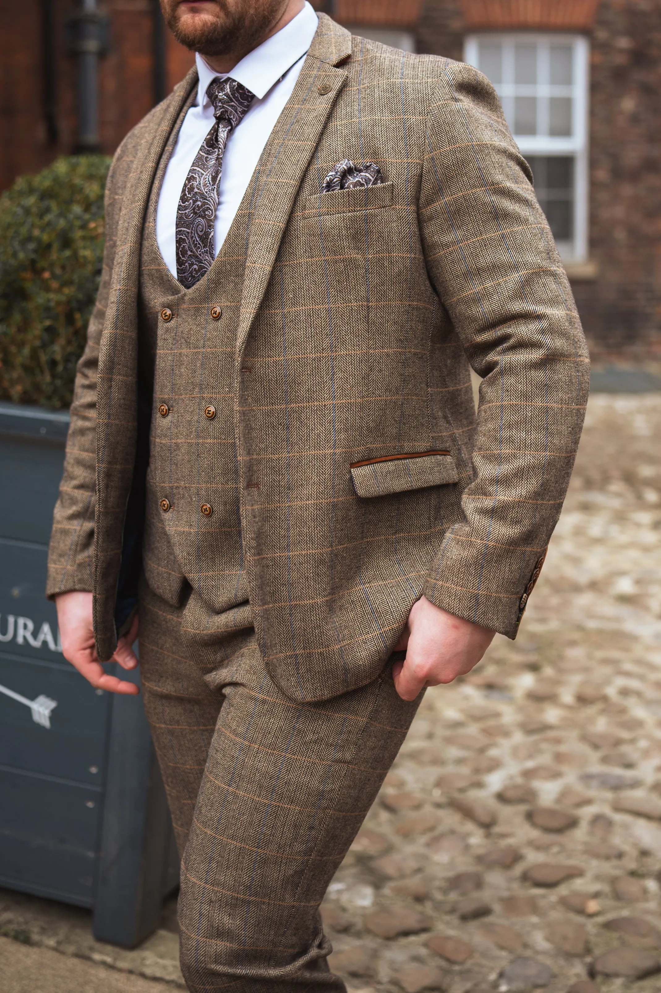 Timeless Tan Tweed Look