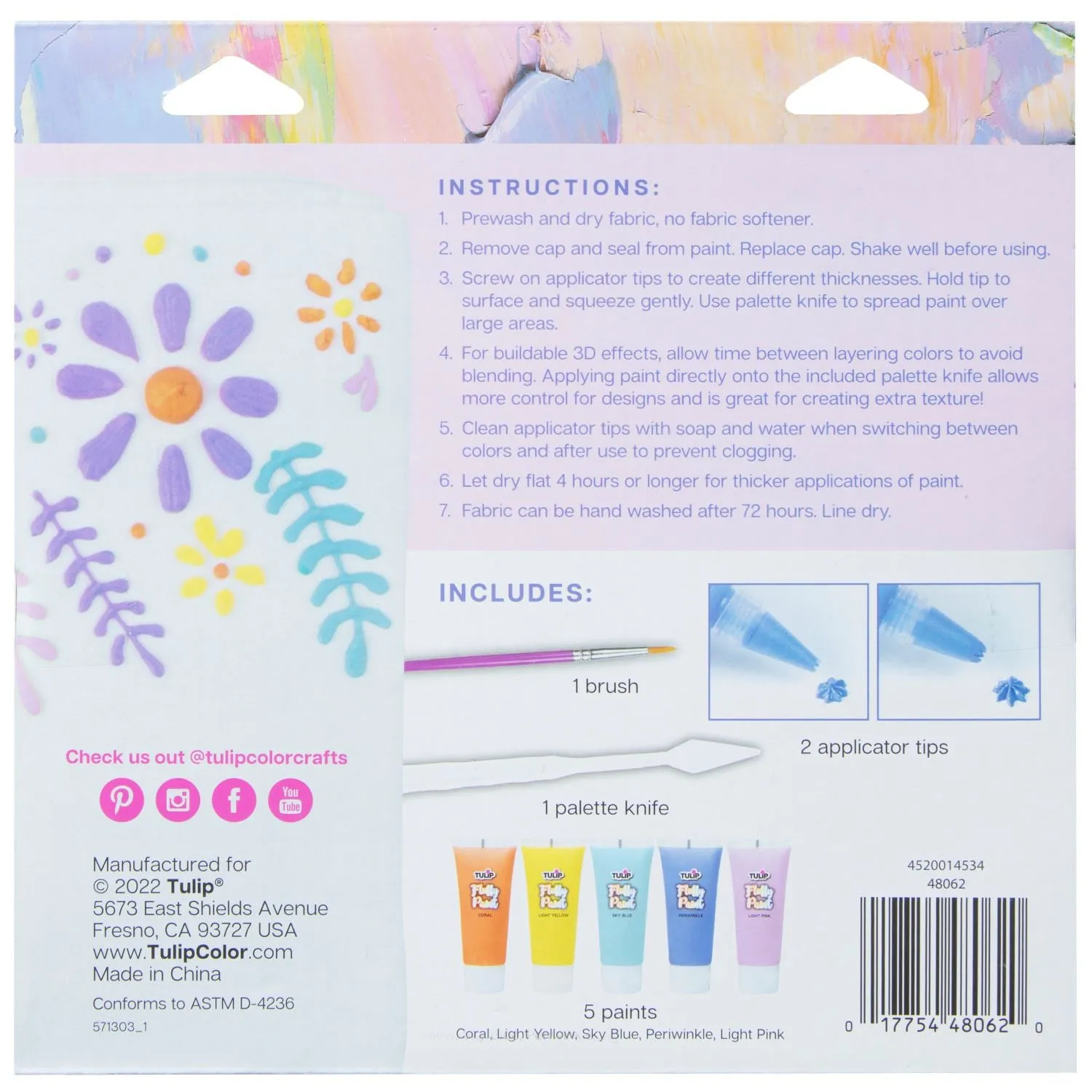 Tulip Fluffy Paint Serene Kit