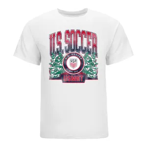 Unisex USMNT Holiday Crest White Tee