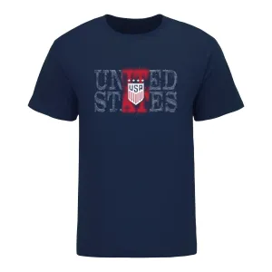 Unisex USWNT Holiday Frosted Navy Tee