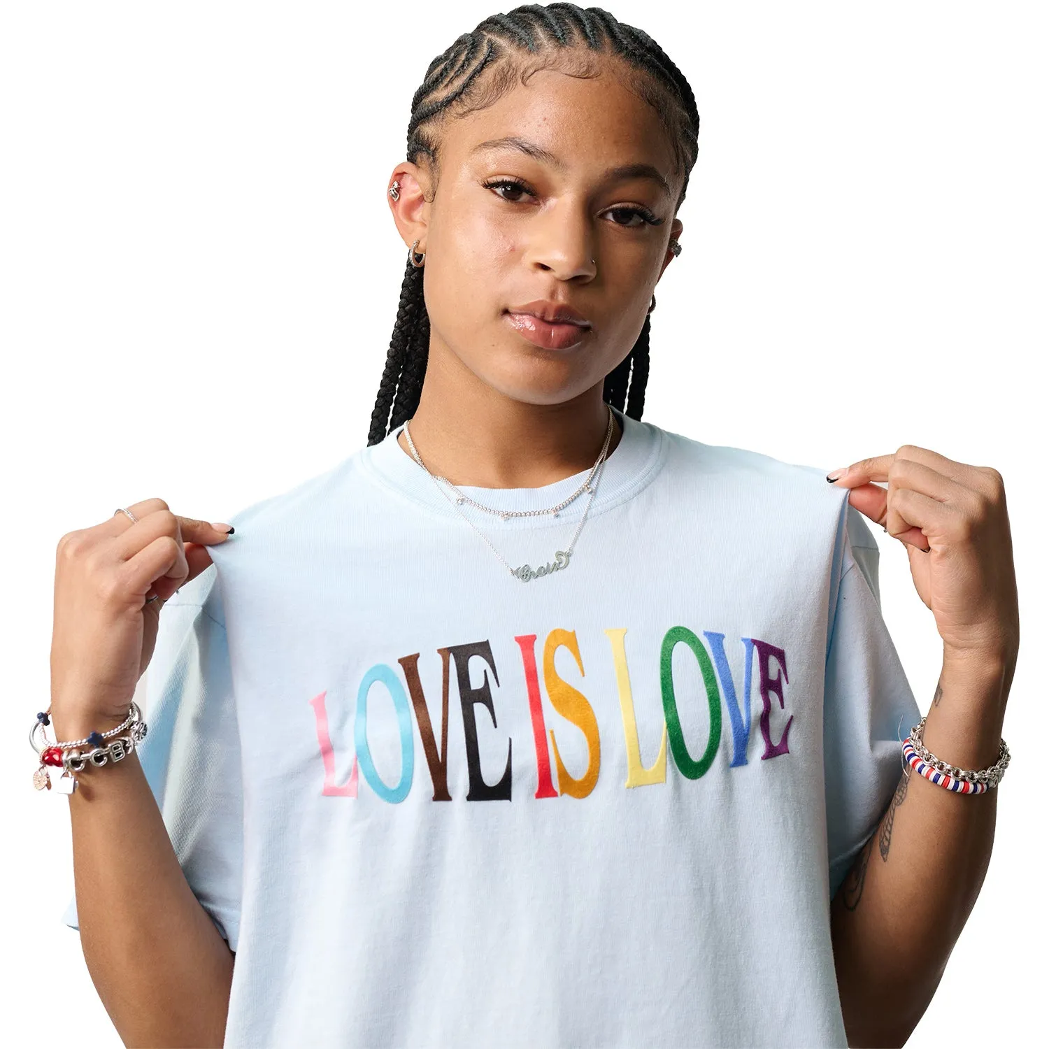 Unisex USWNT Love is Love Pride Blue Tee