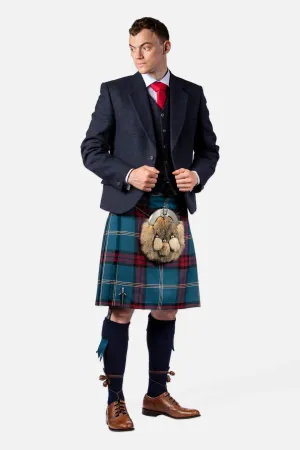 University of Edinburgh / Lovat Navy Tweed Kilt Hire Outfit