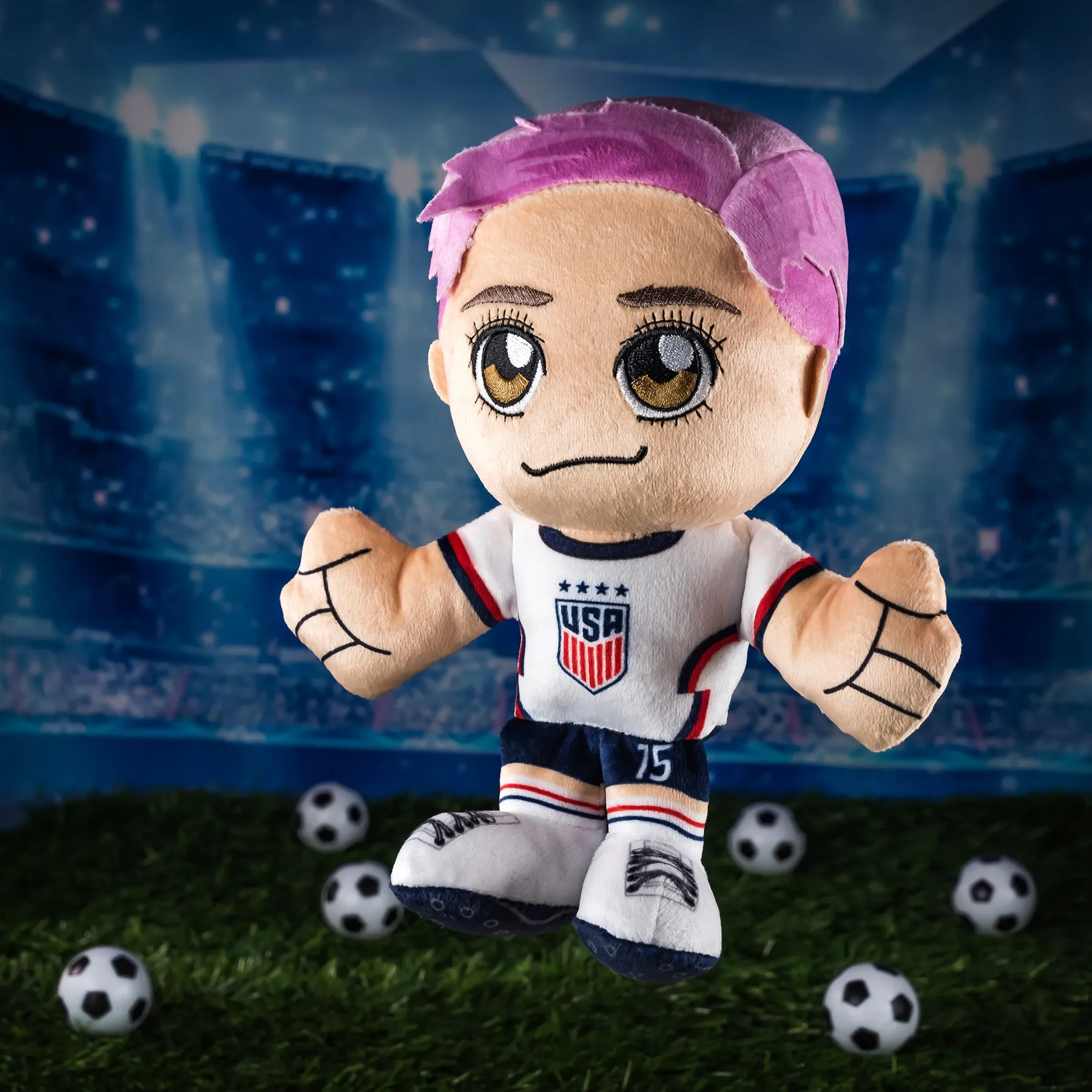 US Women's Soccer Megan Rapinoe 8" Kuricha Plush