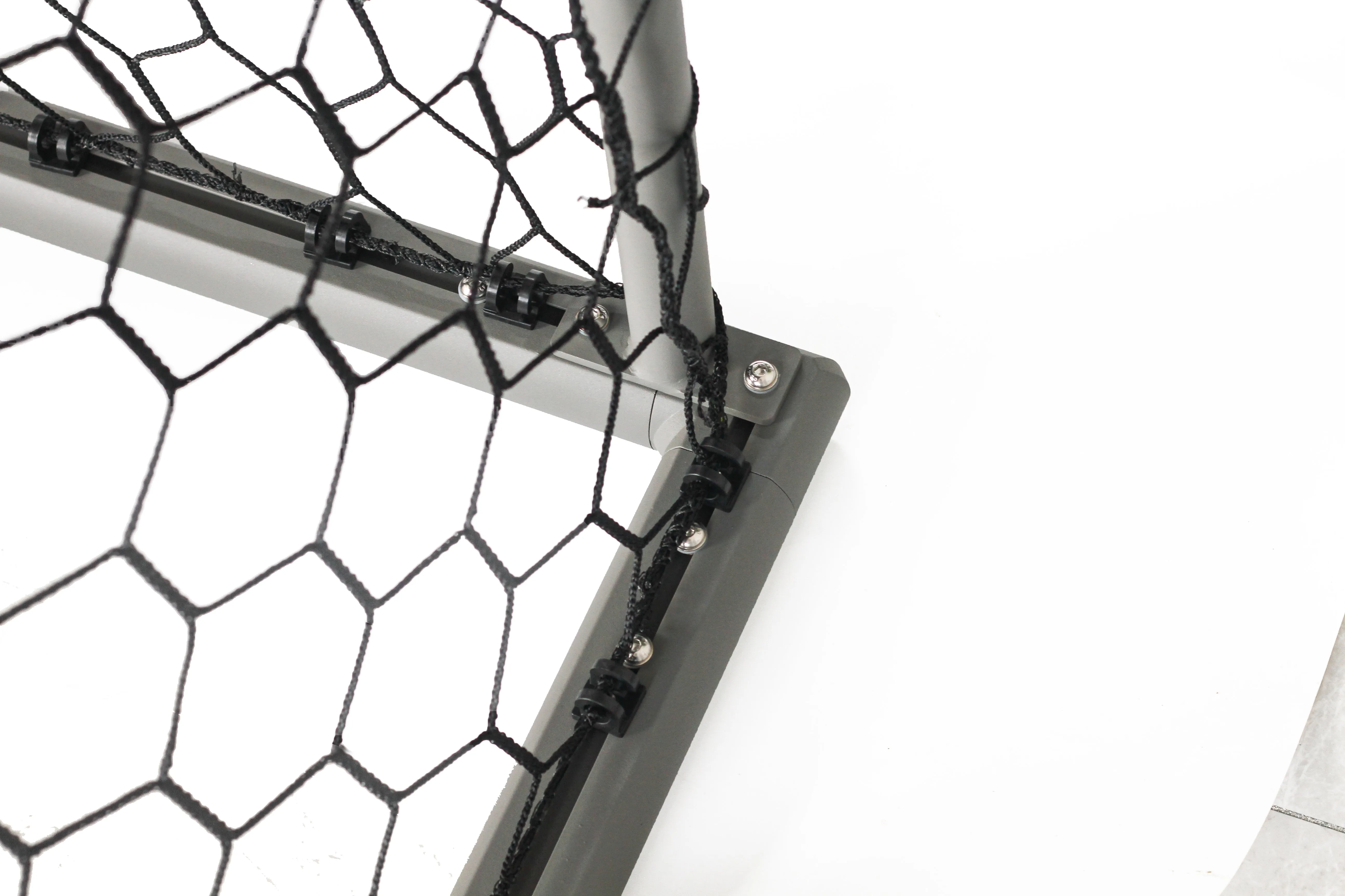 Vallerta 24 X 8 Ft. Heavy Duty Aluminum Soccer Goal with Premium Net, All Season, Rust Proof, Super Durable, Regulation Size.