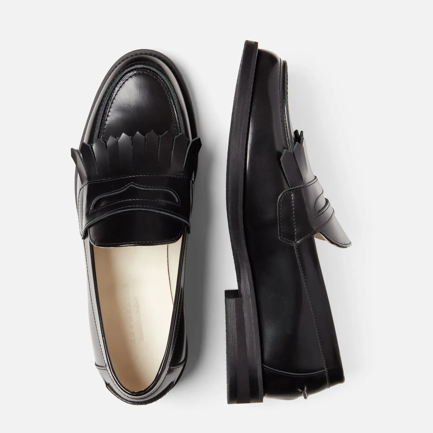 Wilde Black Fringe Penny Loafer - Men's