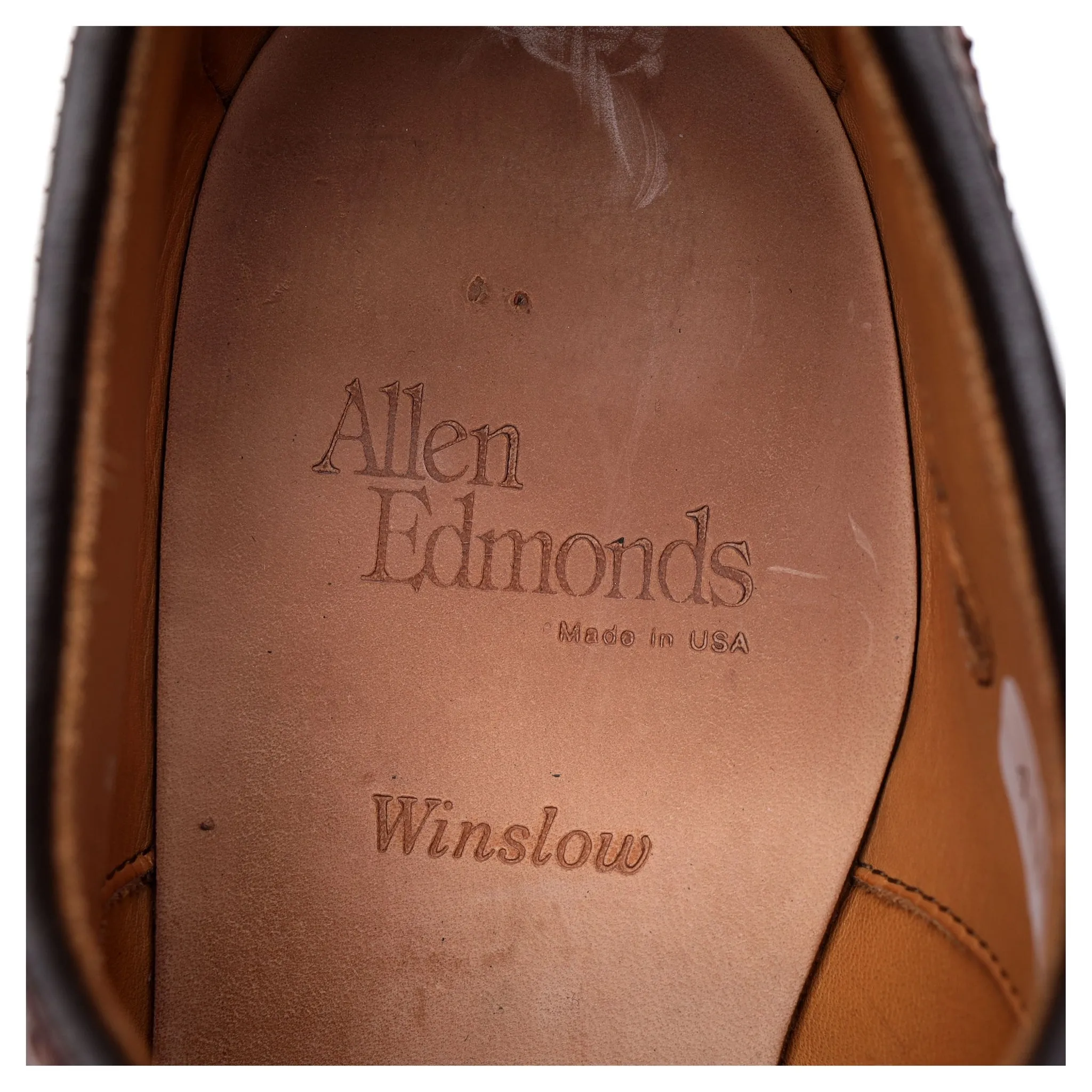 'Winslow' Brown Leather Oxford Brogues UK 7.5 US 8 E