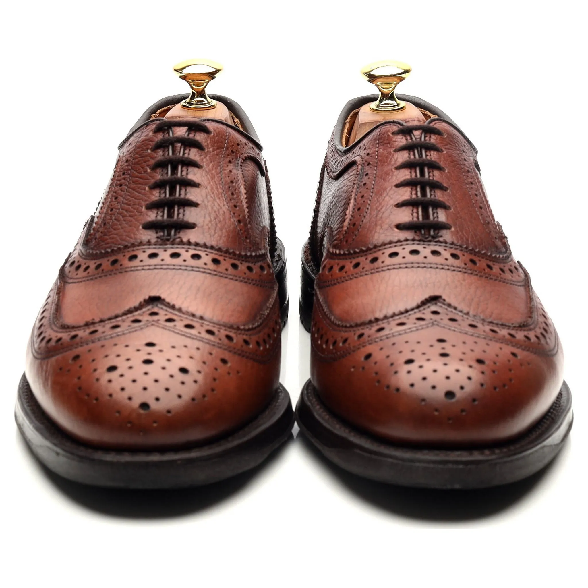 'Winslow' Brown Leather Oxford Brogues UK 7.5 US 8 E