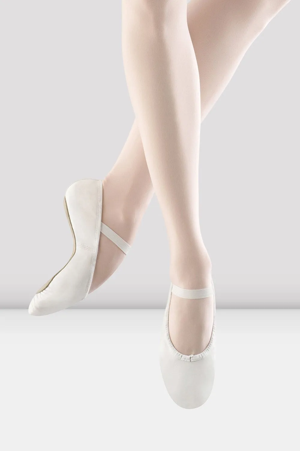 Youth/Ladies White Dansoft Leather Ballet Shoes by BLOCH